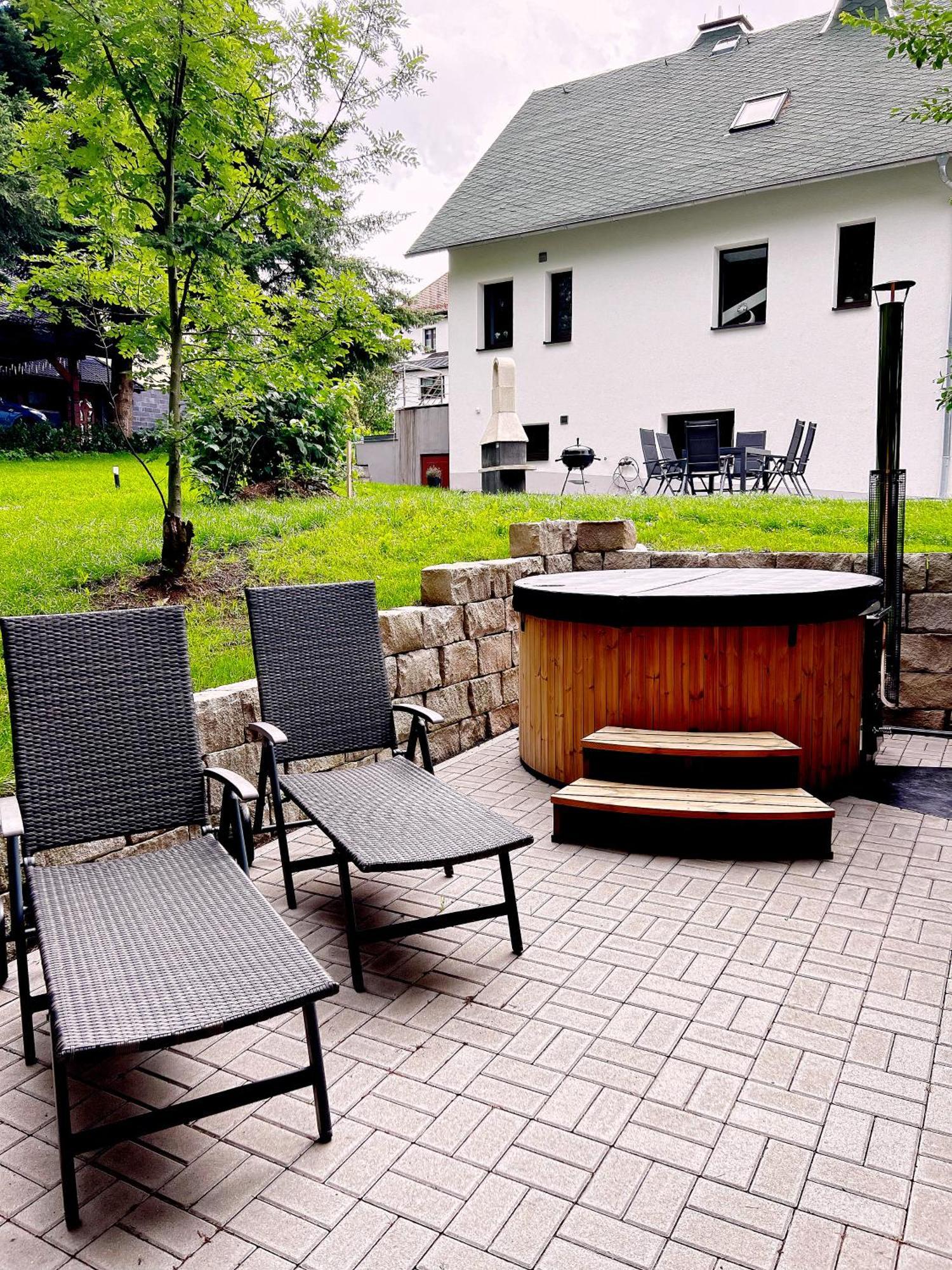 Wellness Am Morgengau Mit Whirlpool Und Sauna Rotterode Екстериор снимка